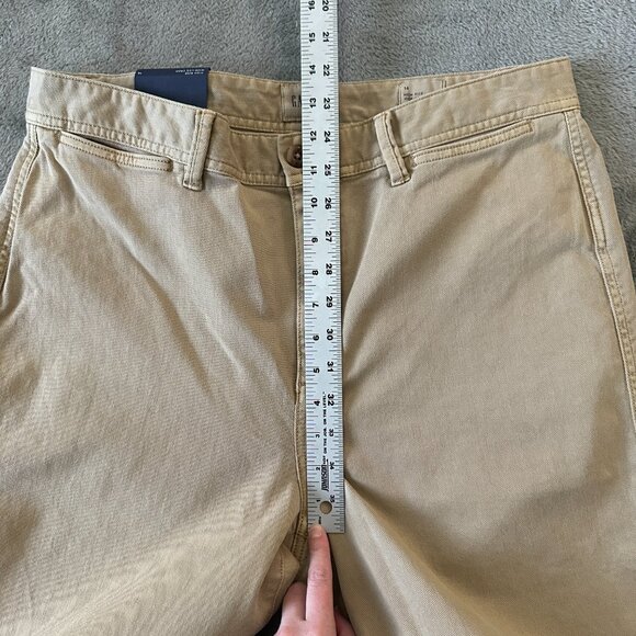 NWT Gap High Rise Wide Leg Crop Khaki Jeans Women's size 14 - Picture 5 of 7